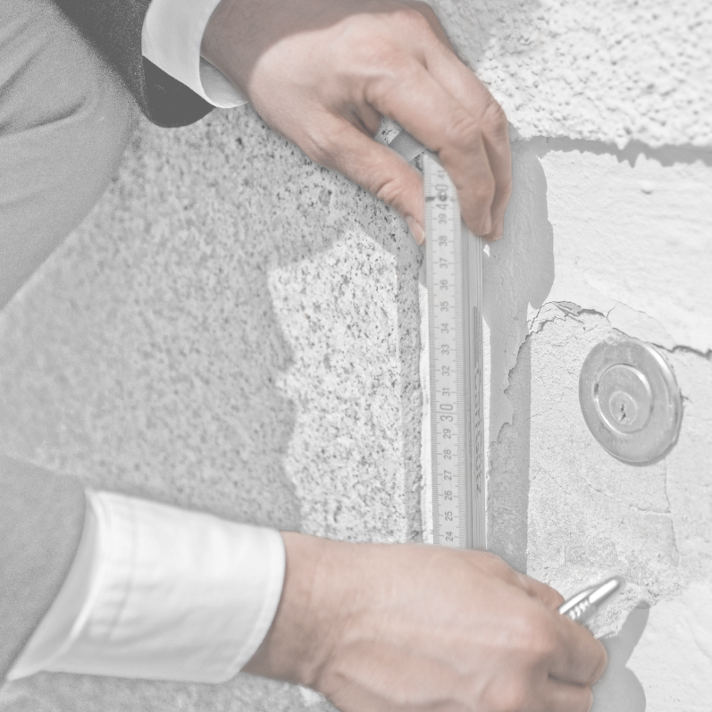 Hintergrundbild-Fassadenschaden